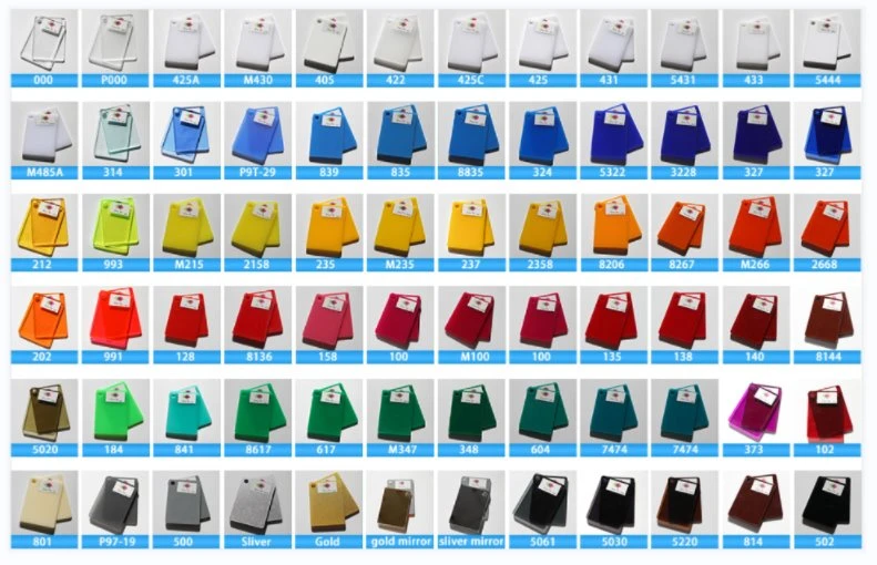 color pmma sheet 3mm